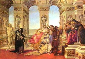 Die Verleumdung des Apelles von Sandro Botticelli